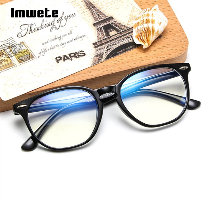 Anti Blue Light Computer Glasses Frame Men Women Transparent Gaming Glasses Frames Protection Eye Retro Spectacles Frames